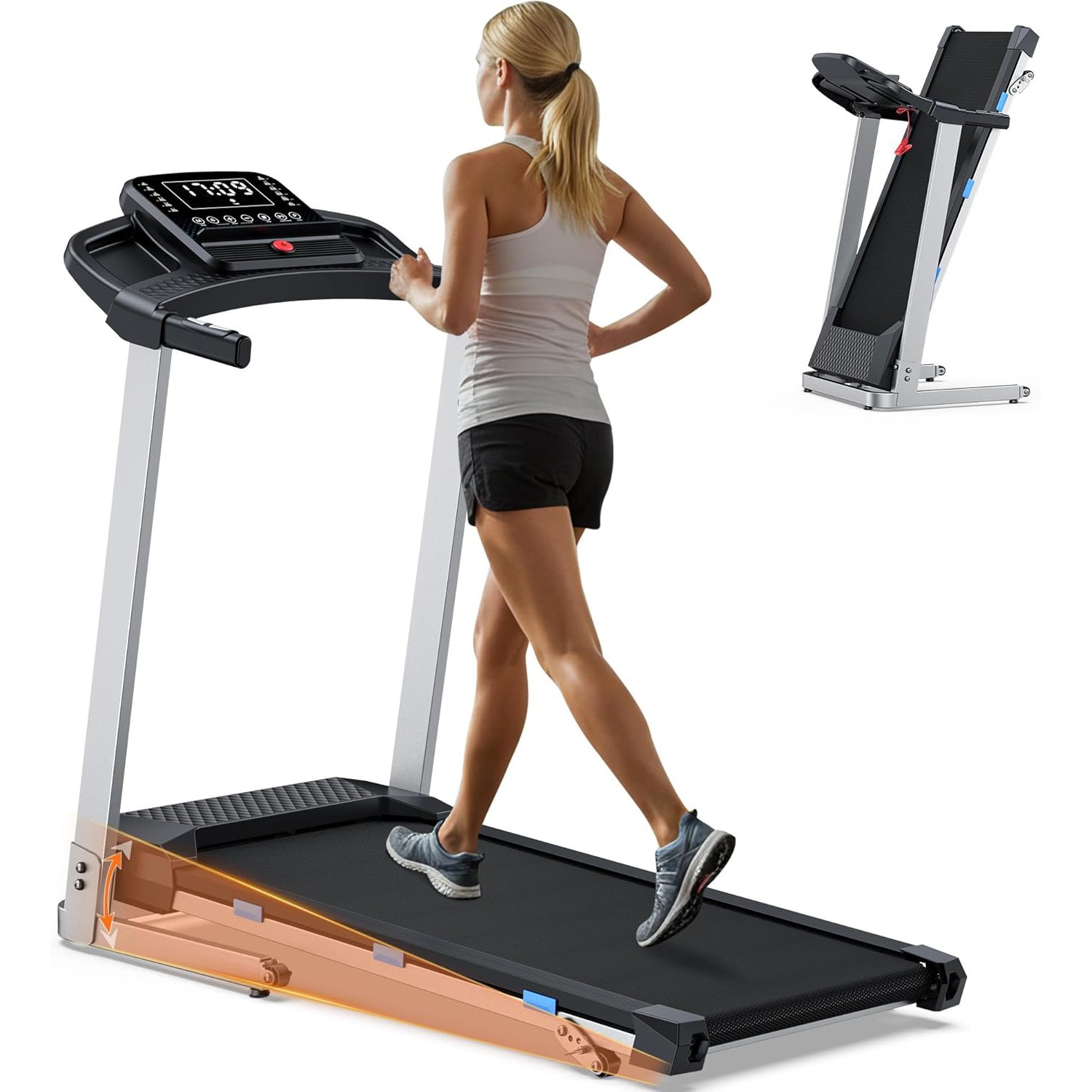 Cardirun Folding Treadmill with Incline